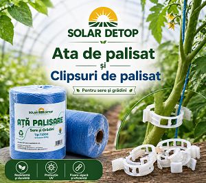 Ață de palisat și clipsuri de palisat Solar Detop