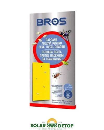 Bros Capcana Adeziva Galbena