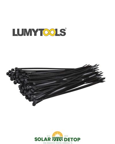 Coliere plastic, rezistente uv 2.5x150mm 100b