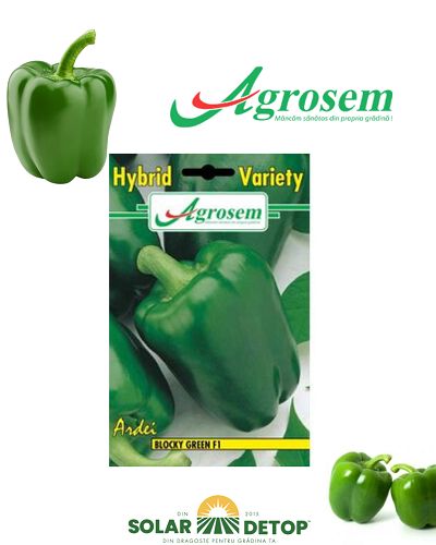 AGR Ardei blocky verde f1 0.15gr